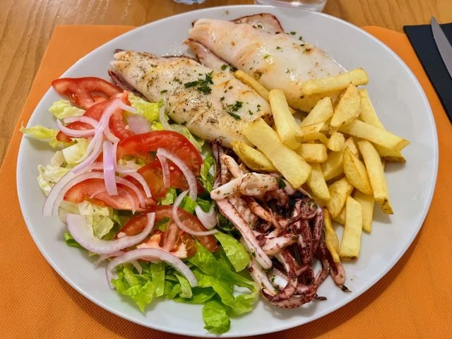 Calamars a la planxa